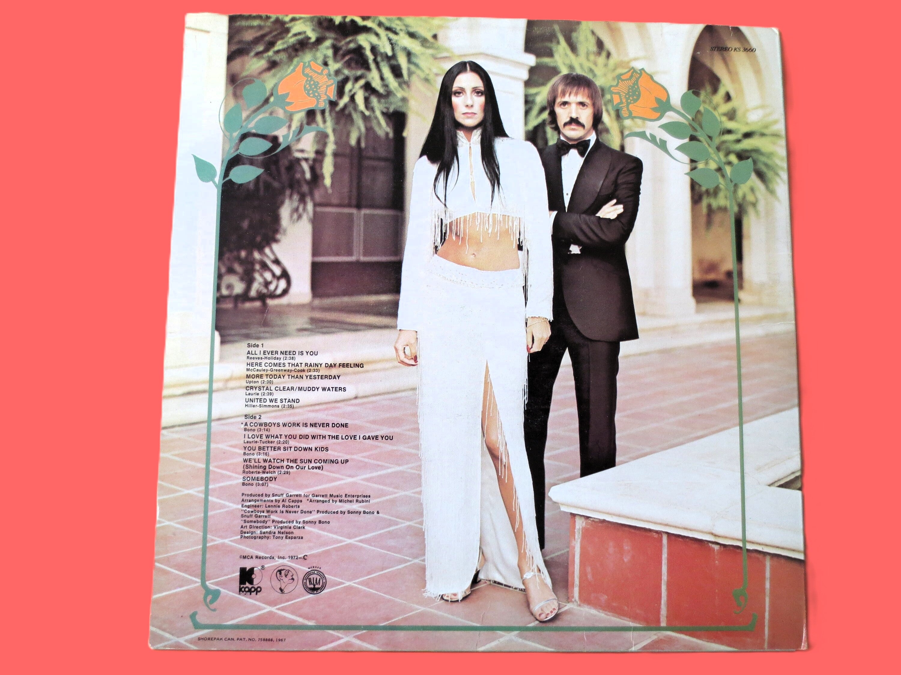 Sonny & Cher "All I Ever Need Is You" LP - 1972 Vintage Record
