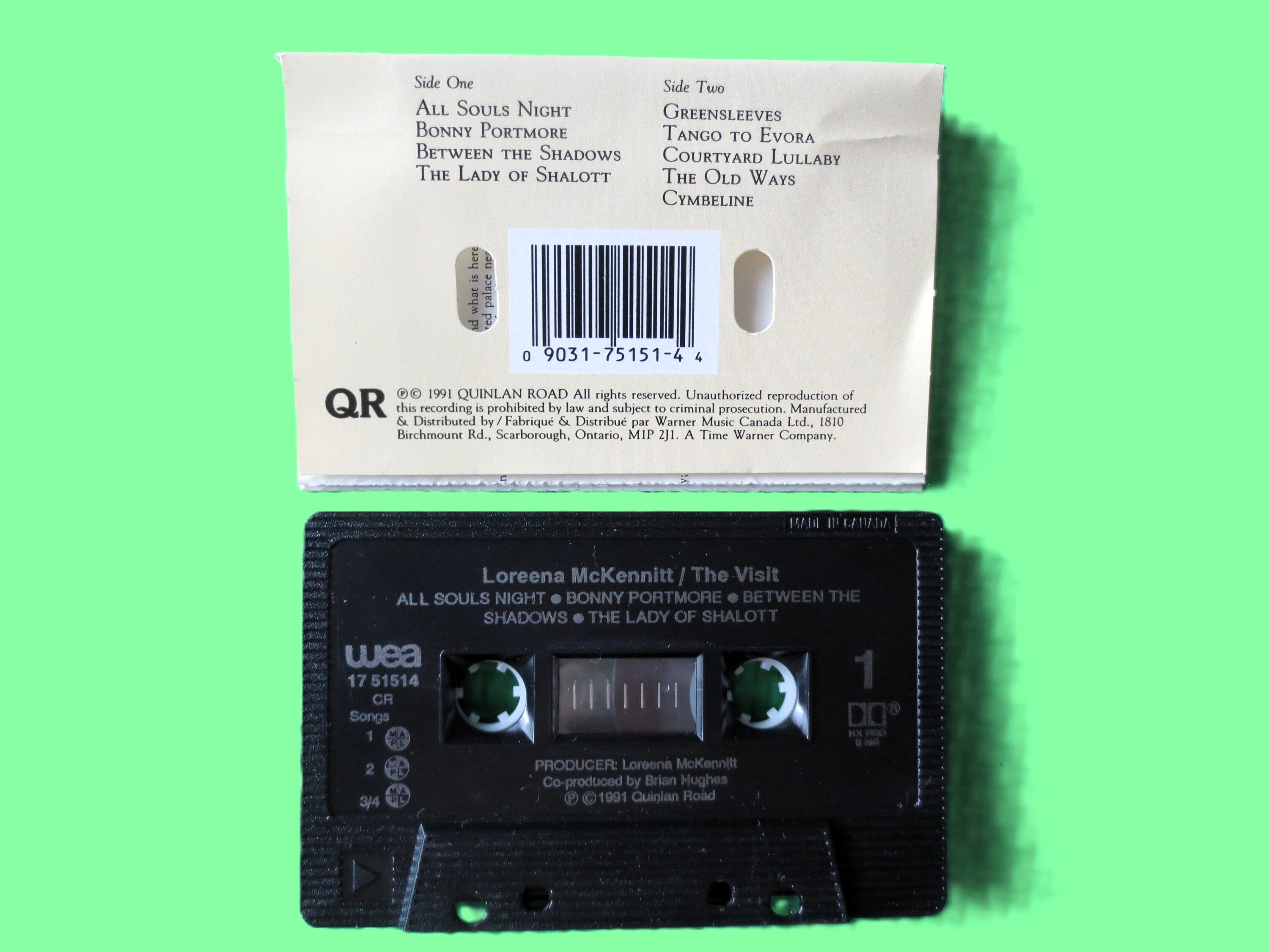 Loreena McKennitt – The Visit (1991) Cassette