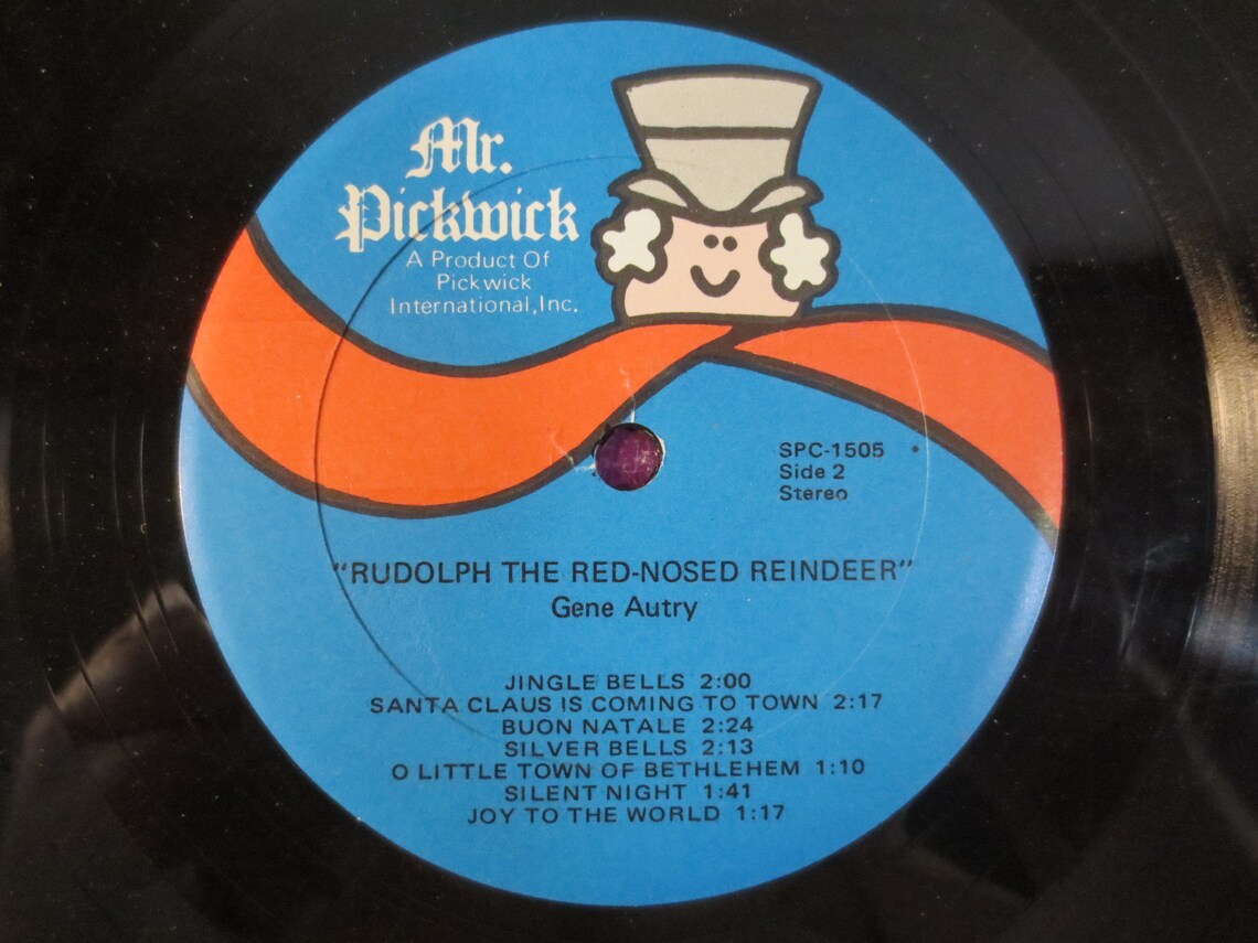 RUDOLPH the RED Nosed REINDEER, Christmas Album, 1977 Record, Vinyl Lp