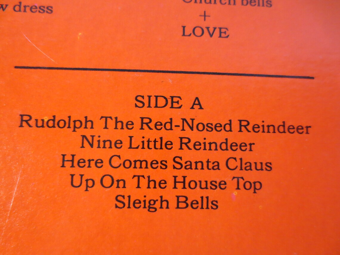 RUDOLPH the RED Nosed REINDEER, Christmas Album, 1977 Record, Vinyl Lp