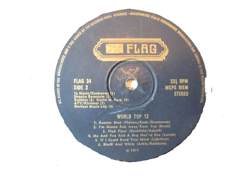Various Artists – World Top 12 (1971) Vinyl LP