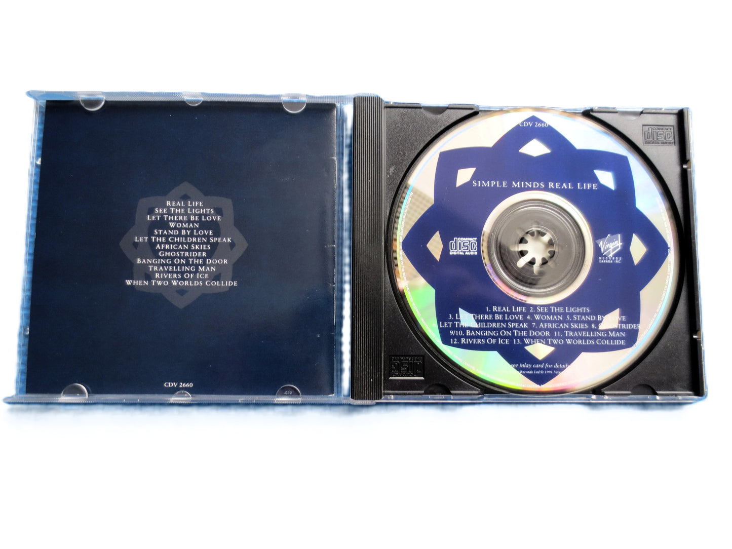 SIMPLE MINDS, Real Life Cd, SIMPLE Minds Music, Simple Minds Song, Pop Music Cd, Rock Music Cd, Vintage Pop, 1991 Compact Disc