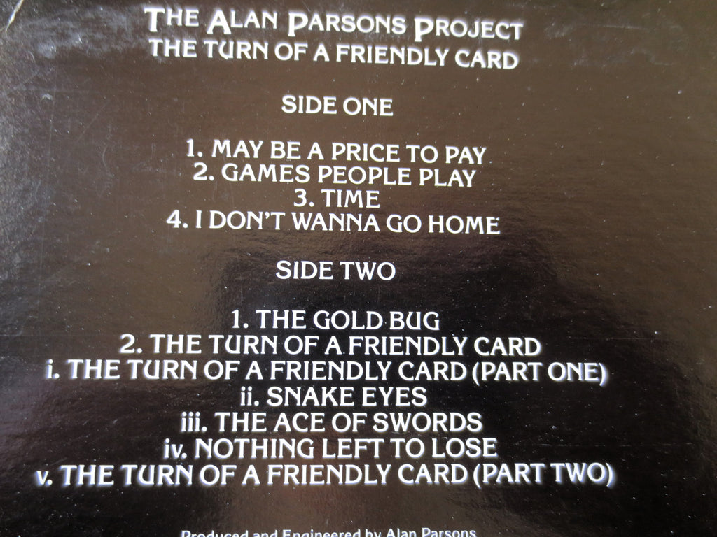 The Alan Parsons Project – The Turn of a Friendly Card (1980) Vinyl LP