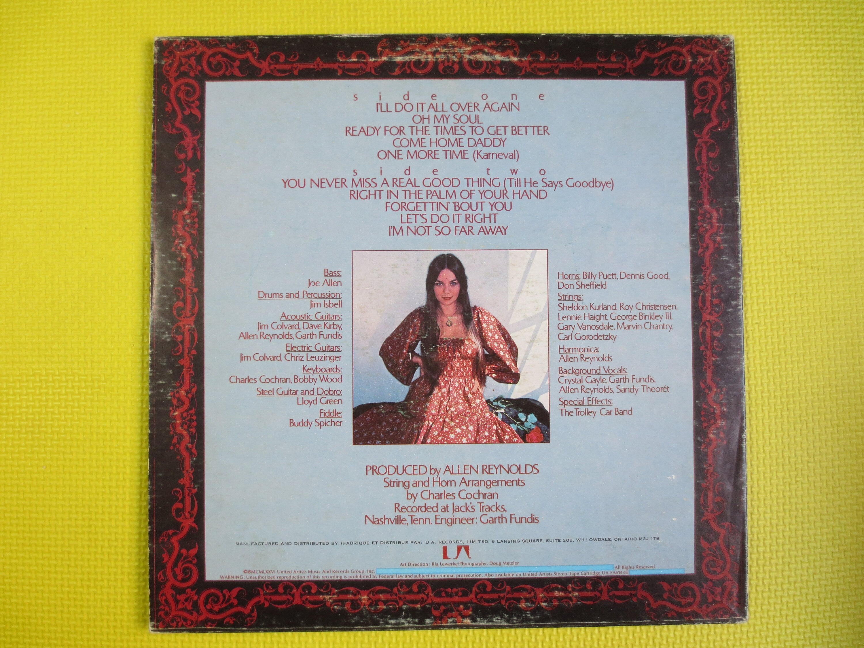 Crystal Gayle – Crystal (1976) Vinyl LP