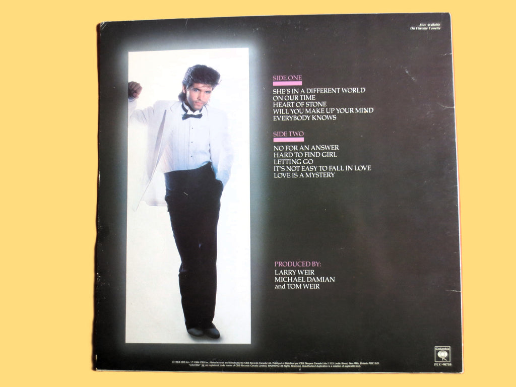 Michael Damian – Love Is a Mystery (1984) Vinyl LP — Autographed