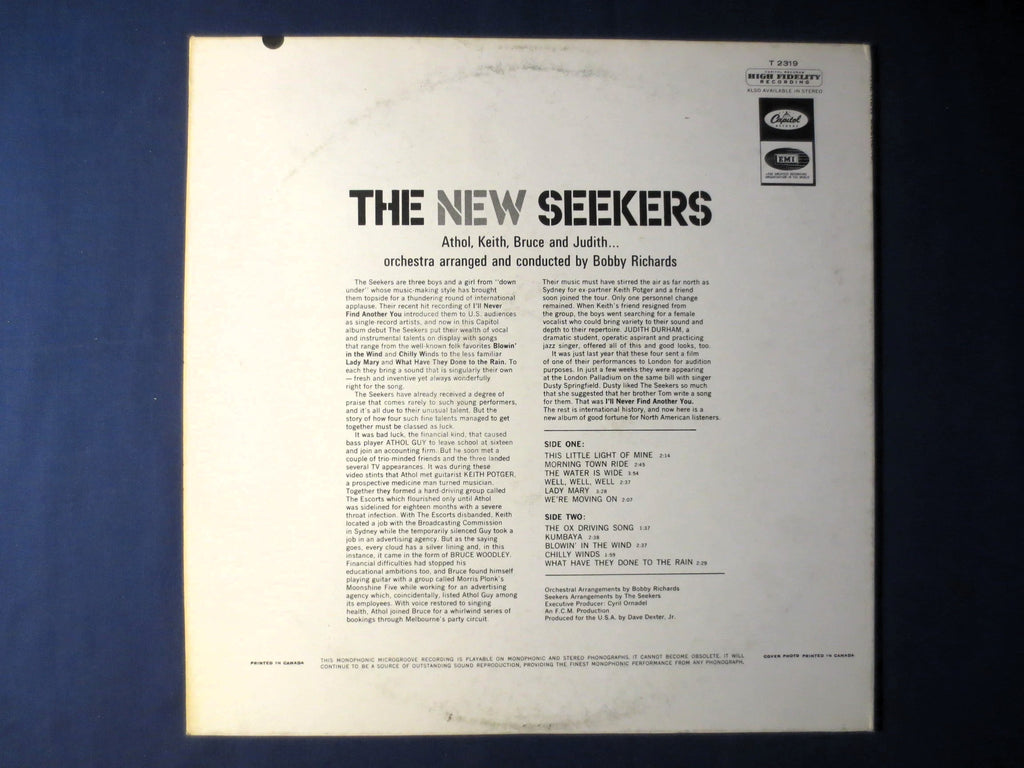 The New Seekers – The New Seekers (1964) Vinyl LP