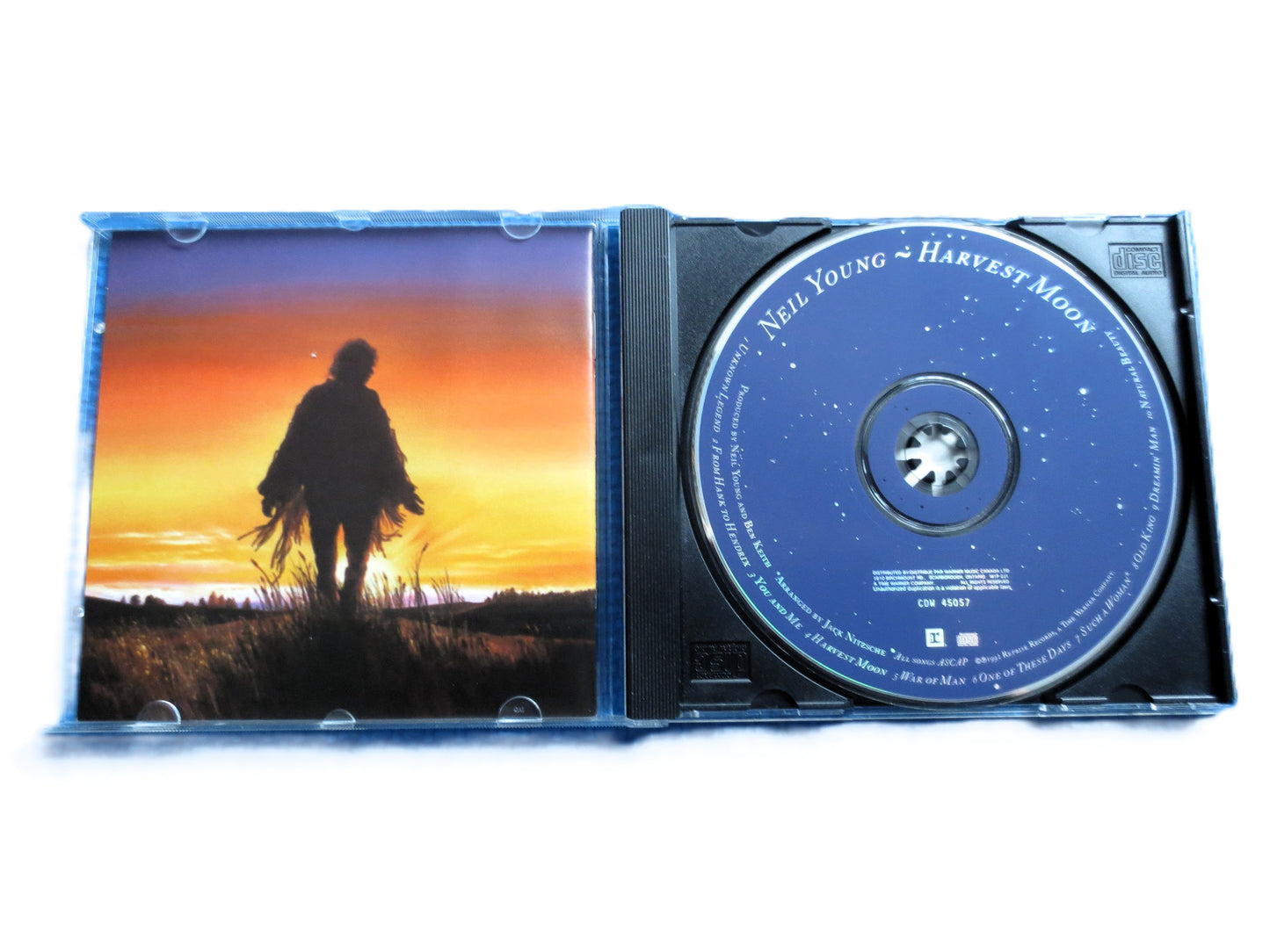 NEIL YOUNG, Harvest MOON, Neil Young Cd, Neil Young Lp, Vintage Compact Disc, Neil Young Album, Music Compact Disc, Rock Cds