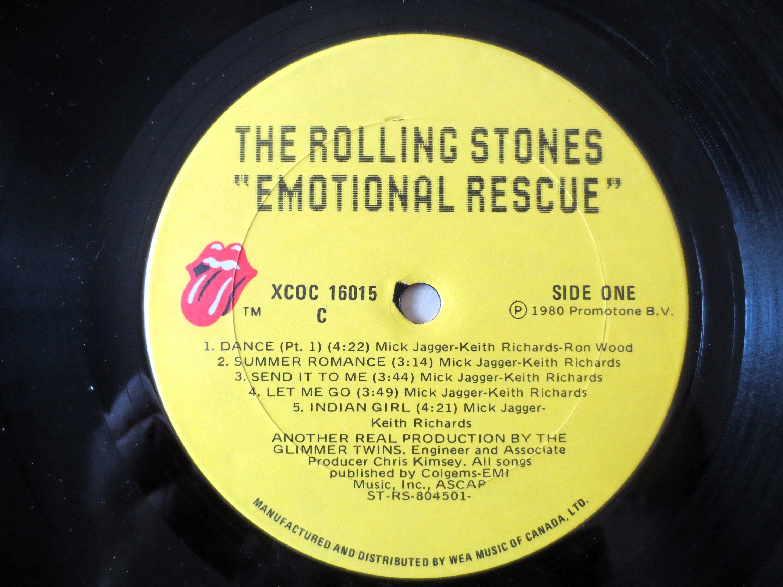 The Rolling Stones – Emotional Rescue (1980) Vinyl LP