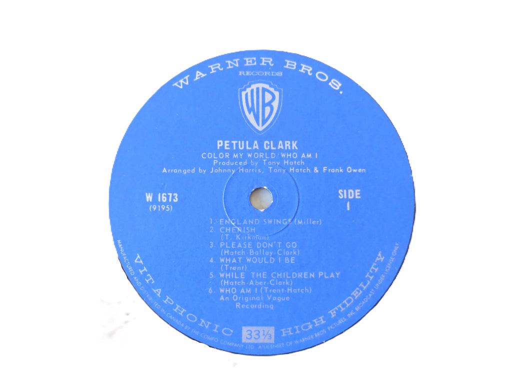 Petula Clark – Color My World / Who Am I (1967) Vinyl LP