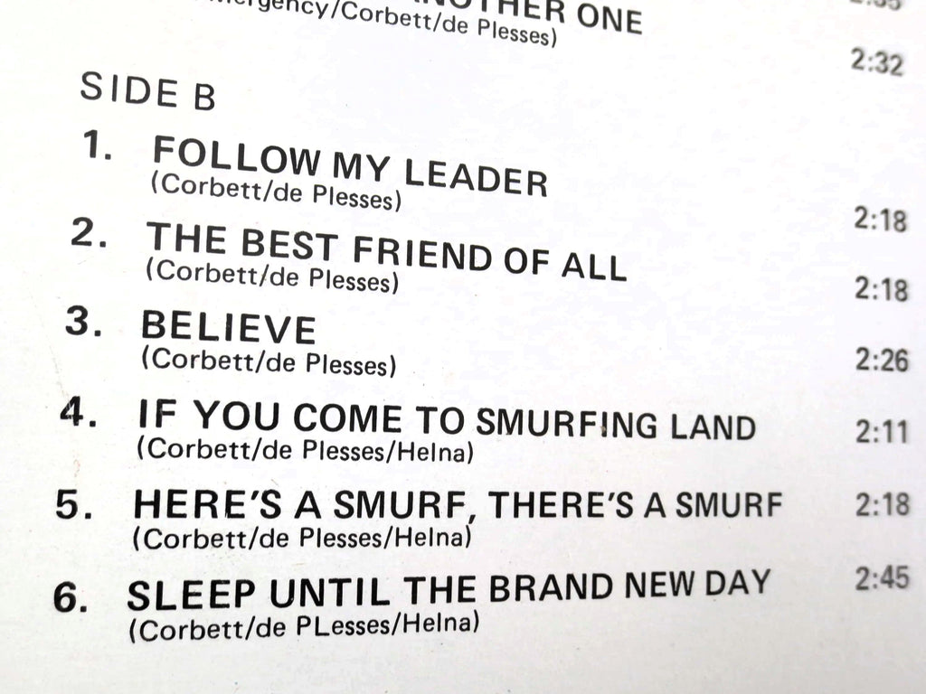 The Smurfs – Best of Friends (1982) Vinyl LP