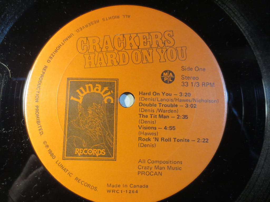 Crackers – Hard on You (ca. 1977) Vinyl LP