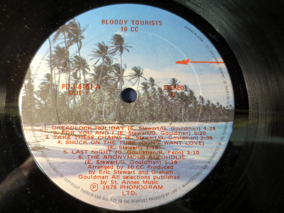 10cc – Bloody Tourists (1978) Vinyl LP