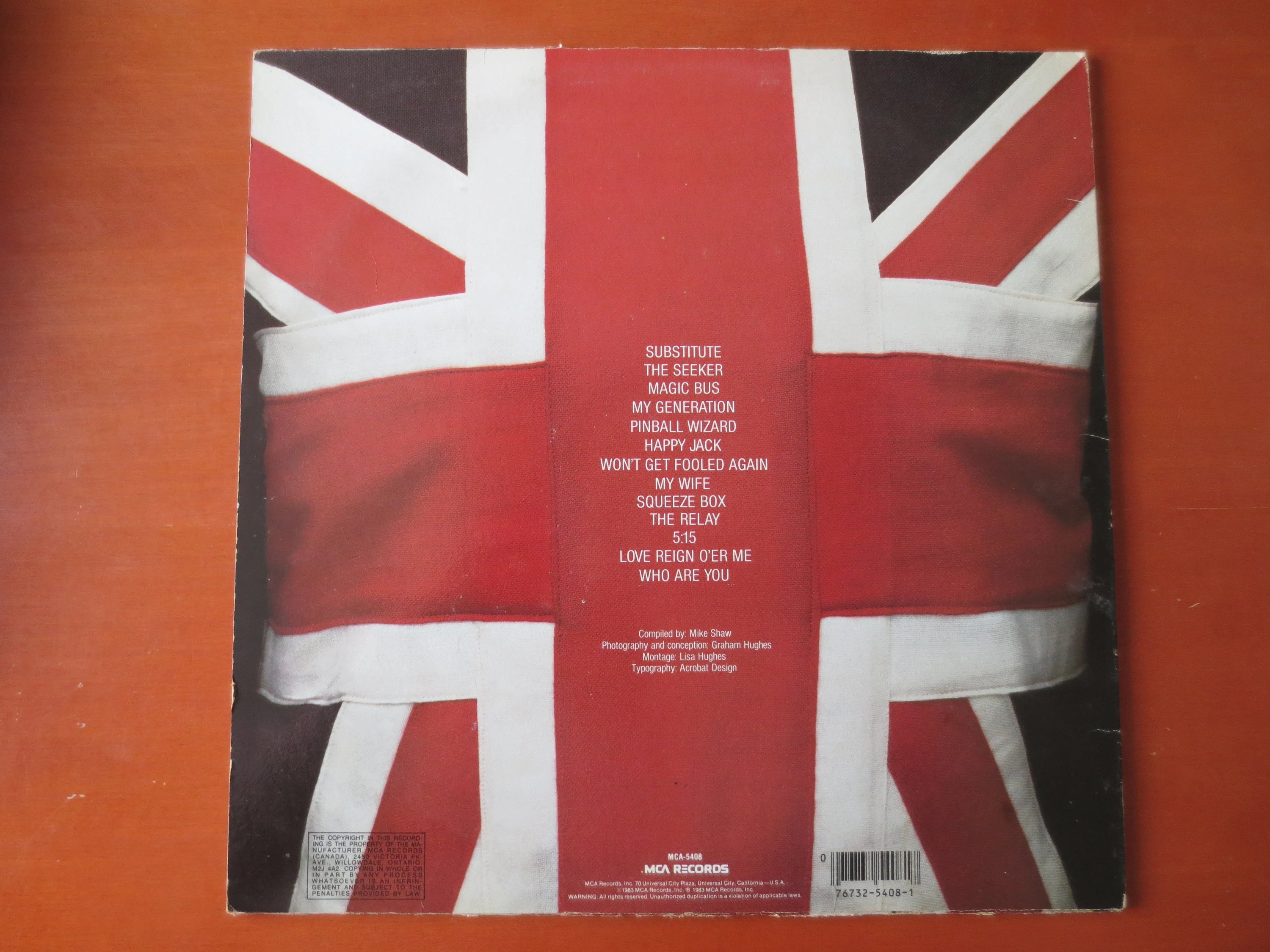 The WHO, WHO GREATEST Hits, The Who Records, The Who Albums, The Who Vinyl, Vinyl Lp, Vintage Vinyl, Records, Vintage Records, 1983 Records