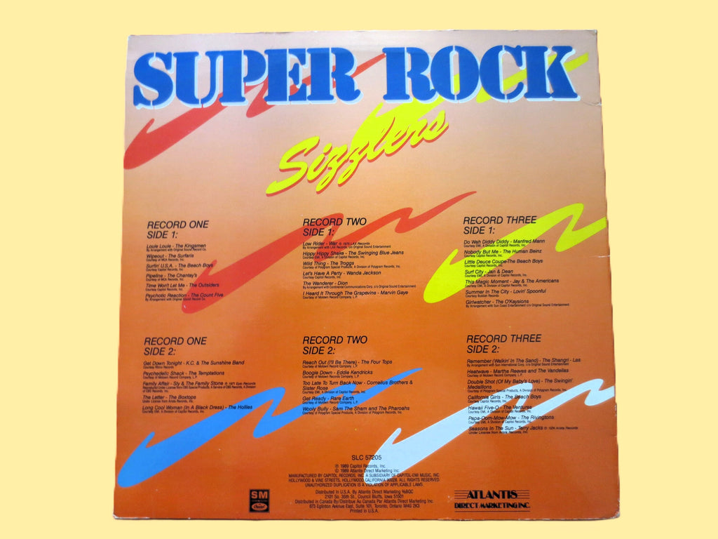 Various Artists – Super Rock Sizzlers (1989) 3xLP