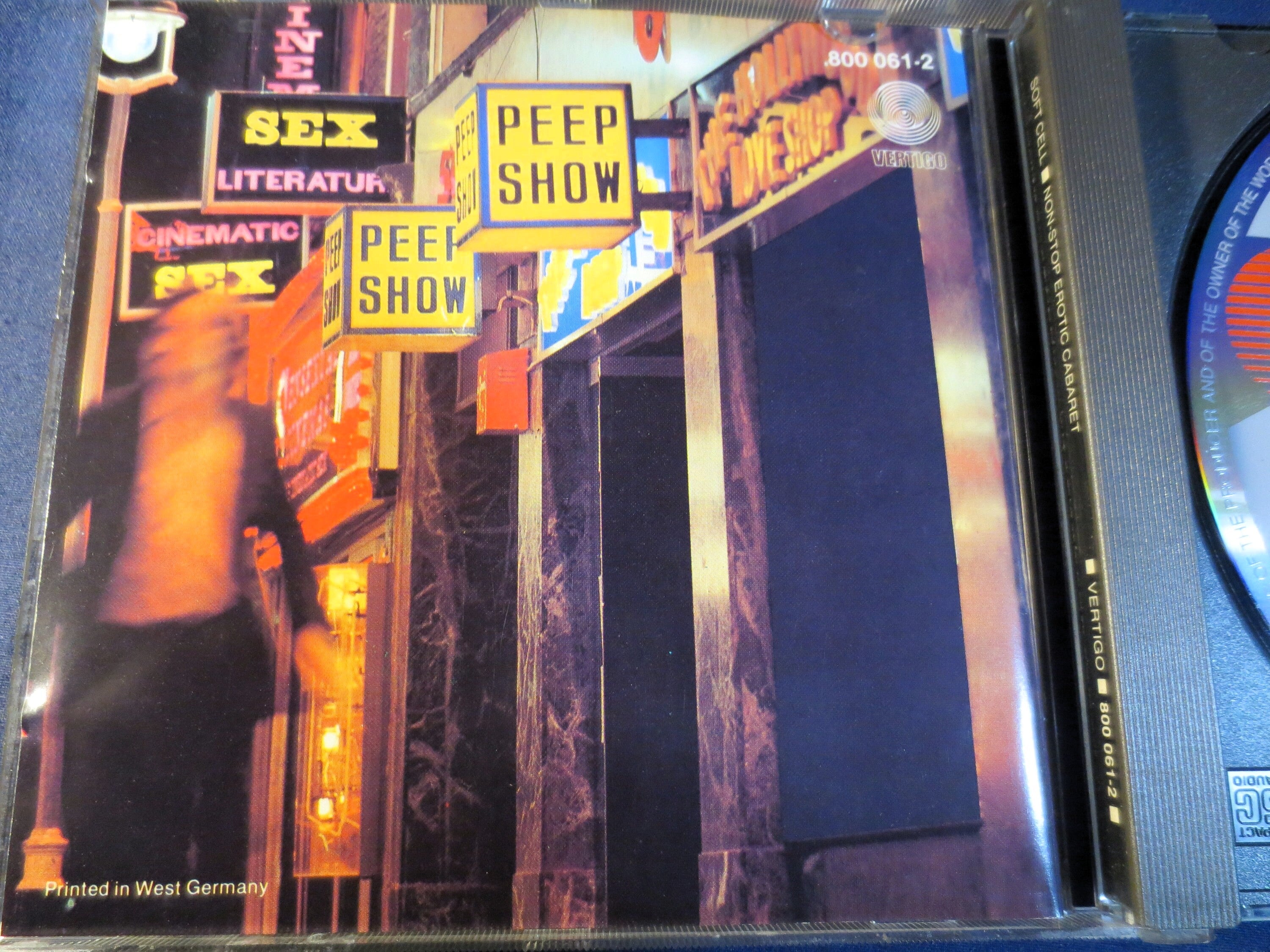 SOFT CELL, Non-Stop Erotic Cabaret, 1981 Compact Disc, Vintage Cd