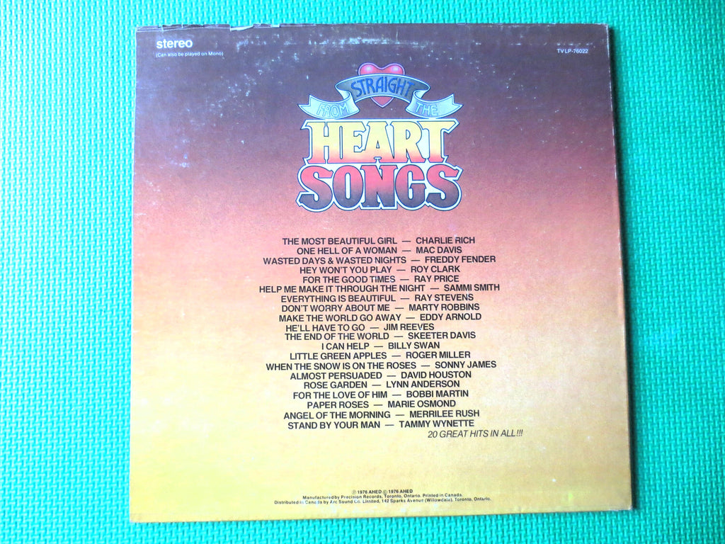 Straight from the Heart – Songs (1976) Vinyl LP