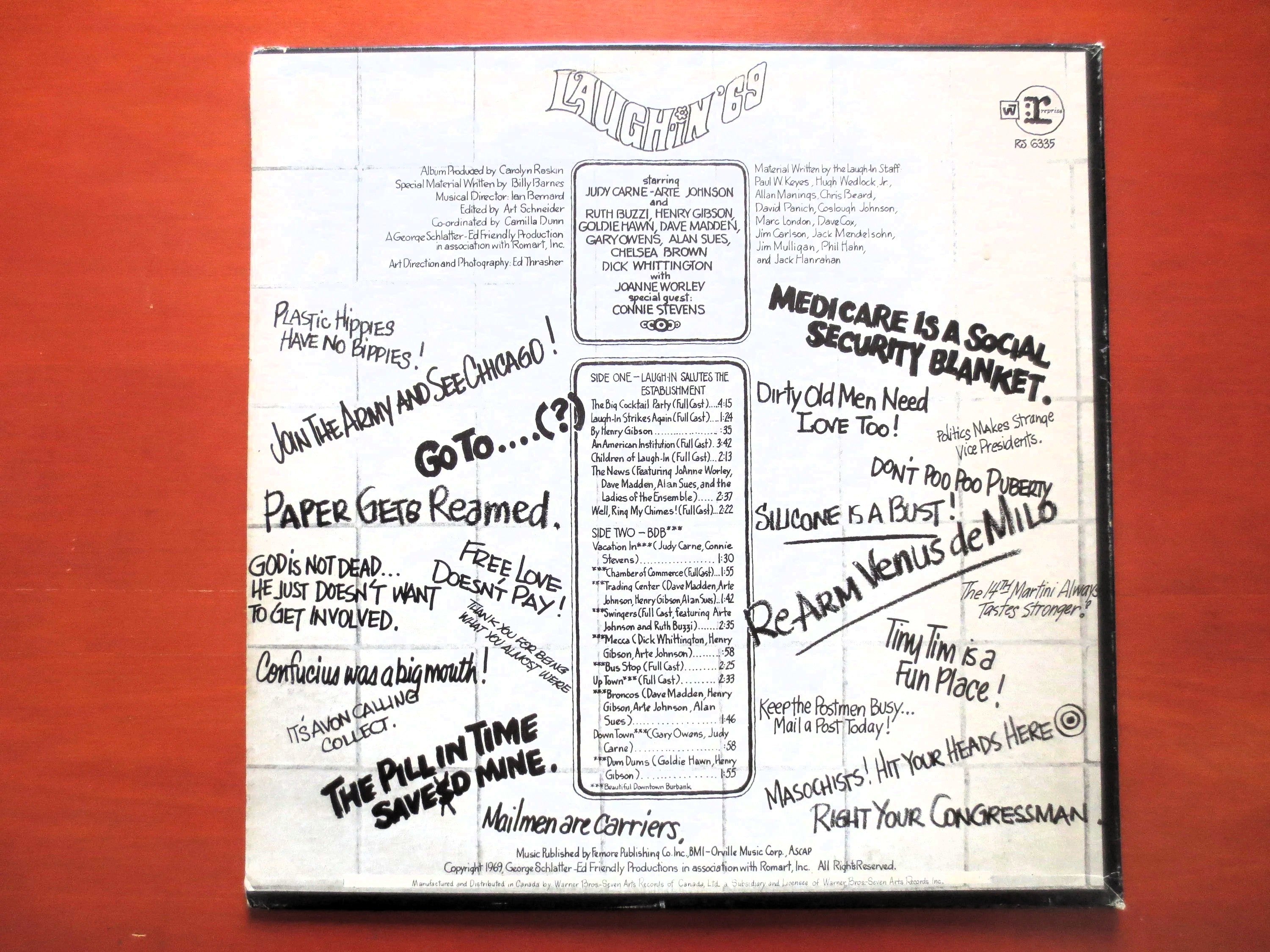 LAUGH-IN Record, LAUGH-In Tv Show, Laugh-In Vinyl, Laugh-In Album, Laugh-In Lp, Vintage Vinyl, Comedy Albums, 1969 Records