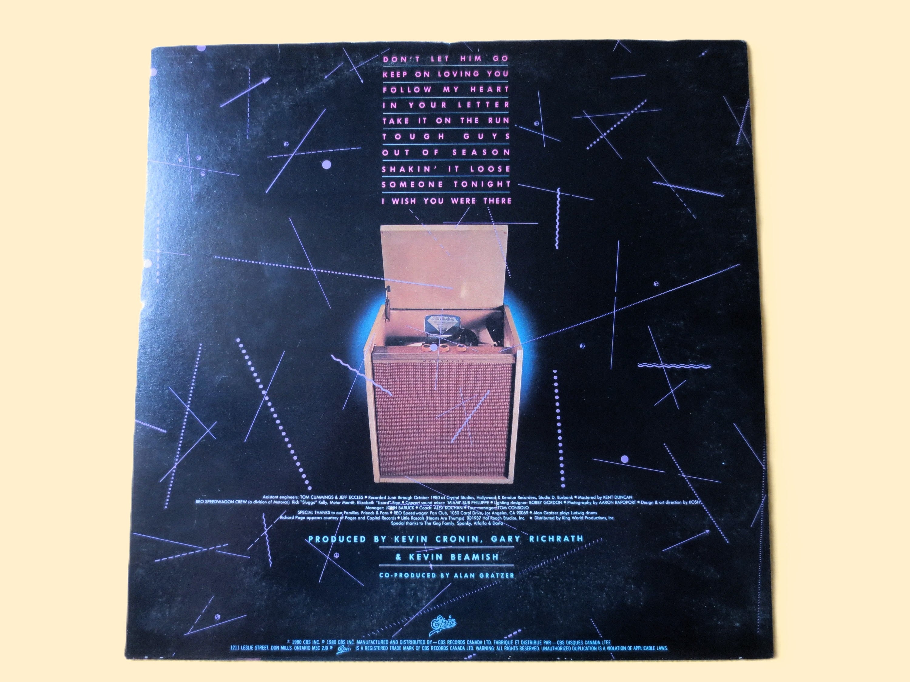 REO Speedwagon – Hi Infidelity (1980) Vinyl LP