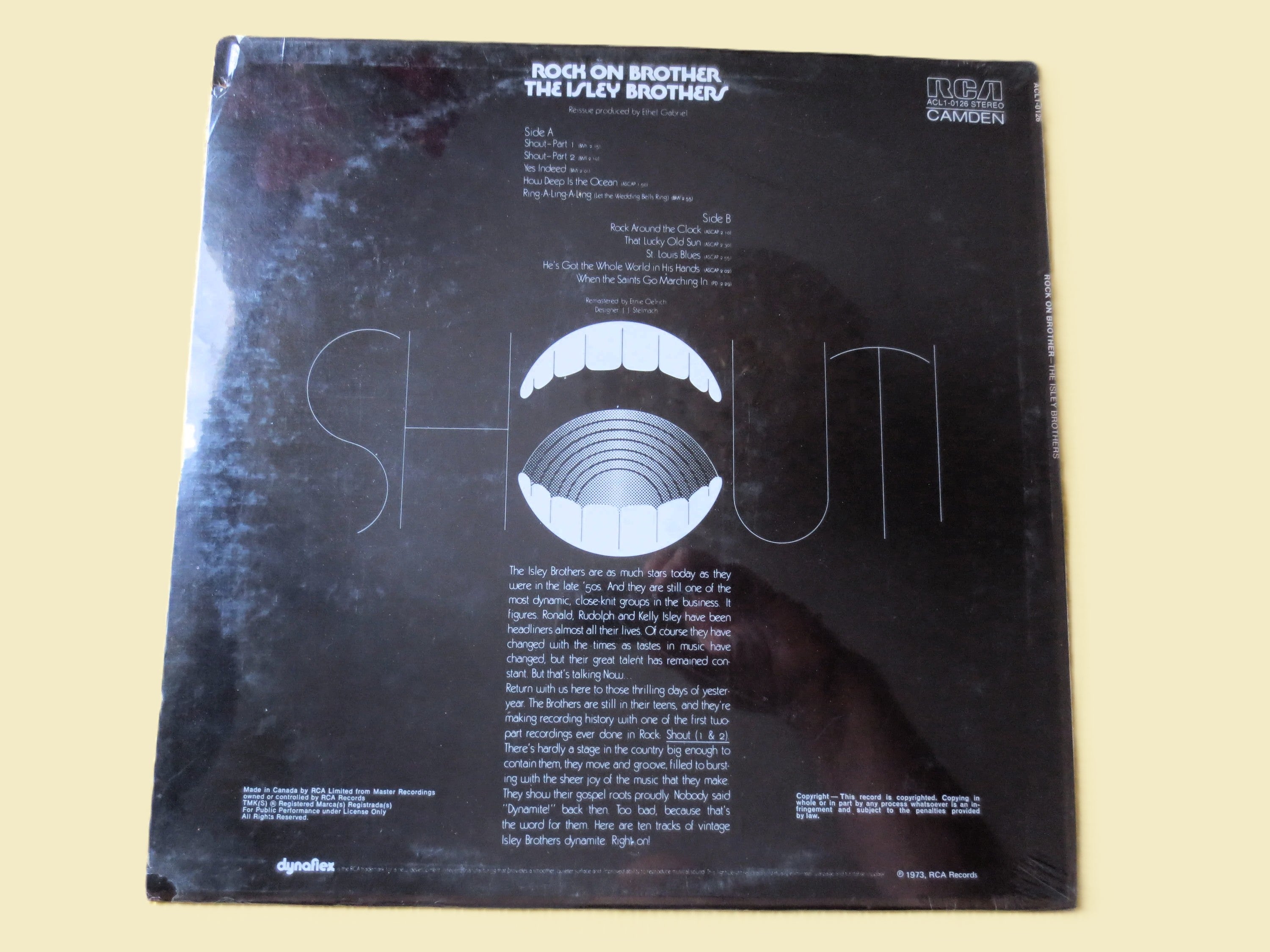 The Isley Brothers – Shout / Rock On Brother (1973) Vinyl LP — Factory Sealed