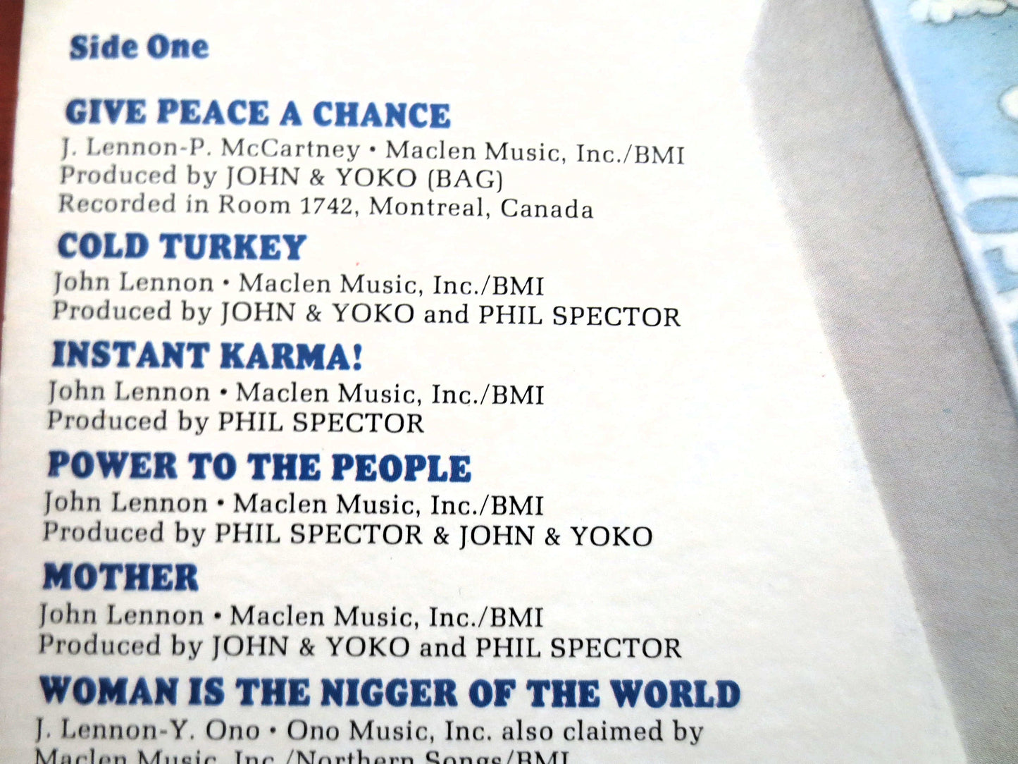 JOHN LENNON, Shaved Fish, Vintage Album, 1975 Record, Vinyl Lp