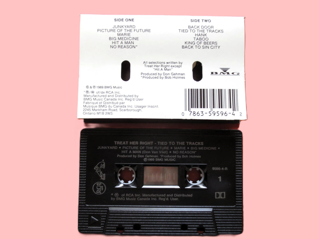 Treat Her Right – Tied to the Tracks (1989) Cassette