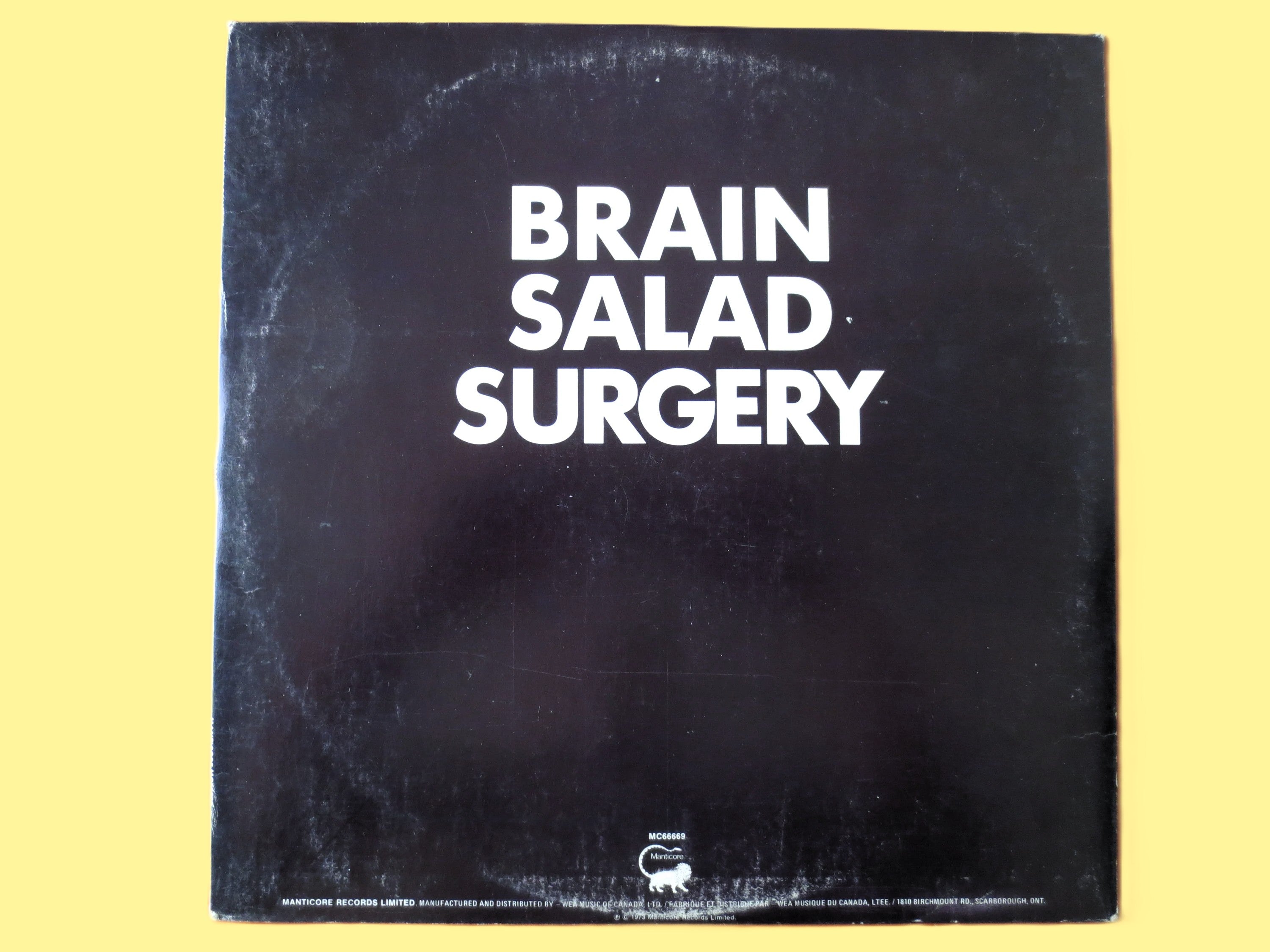 Emerson Lake & Palmer – Brain Salad Surgery (1973) Vinyl LP