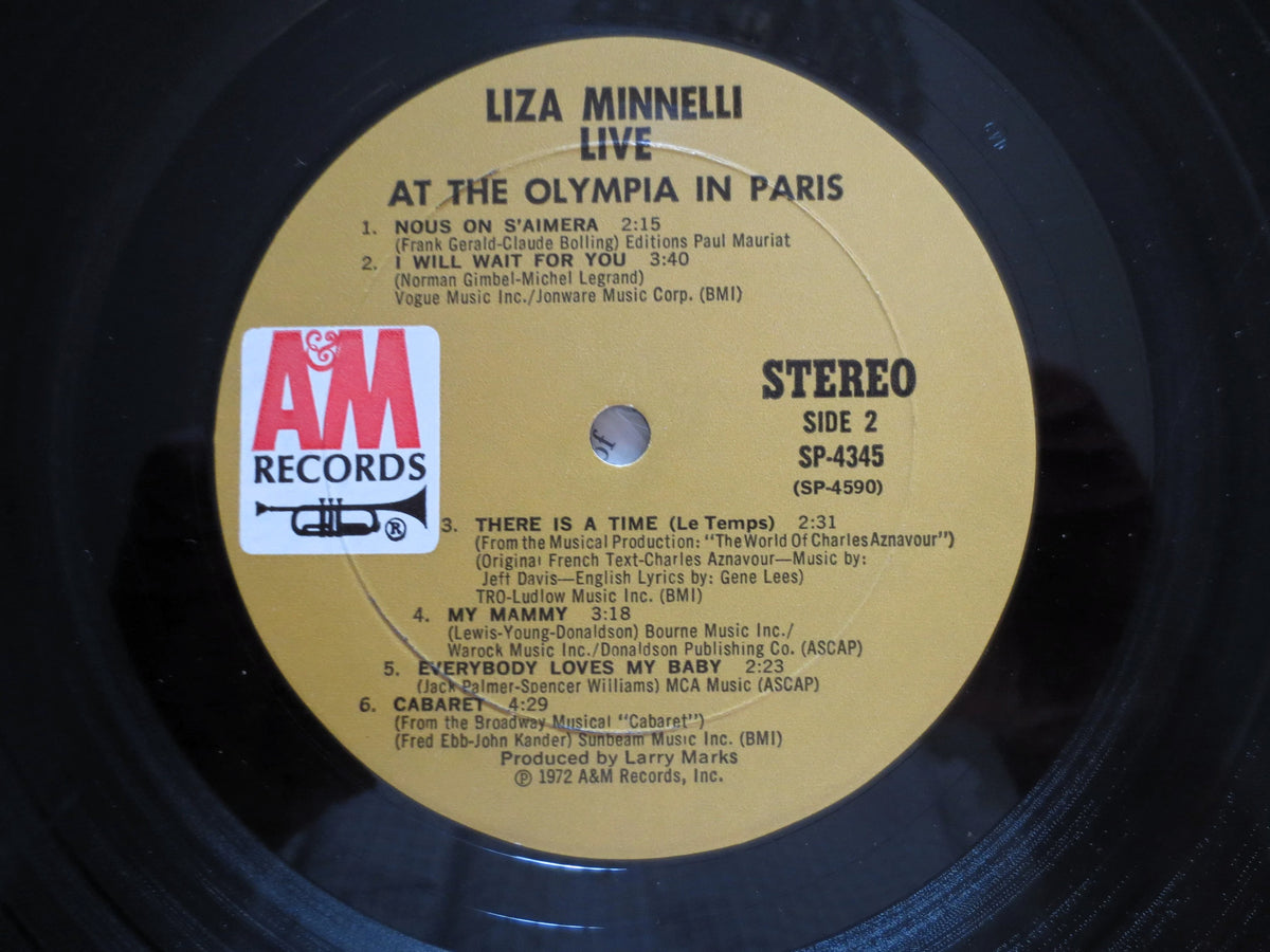 Liza Minnelli – Live at the Olympia in Paris (1972) Vinyl LP