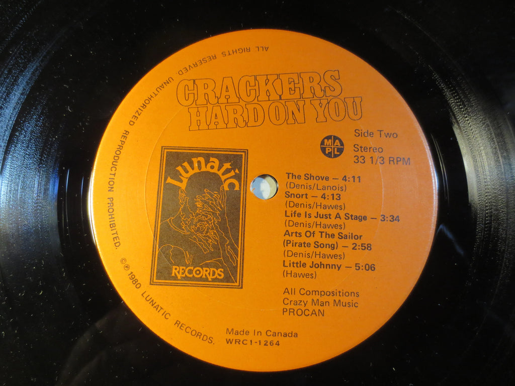 Crackers – Hard on You (ca. 1977) Vinyl LP
