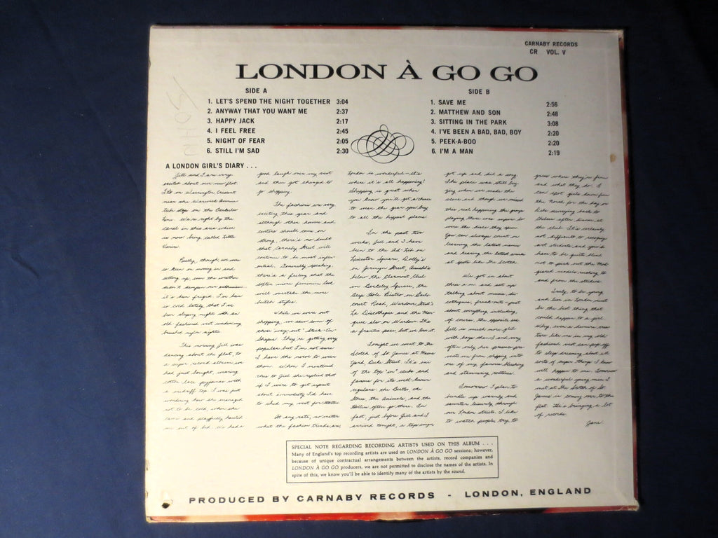 London a Go Go – Volume V (1970) Vinyl LP