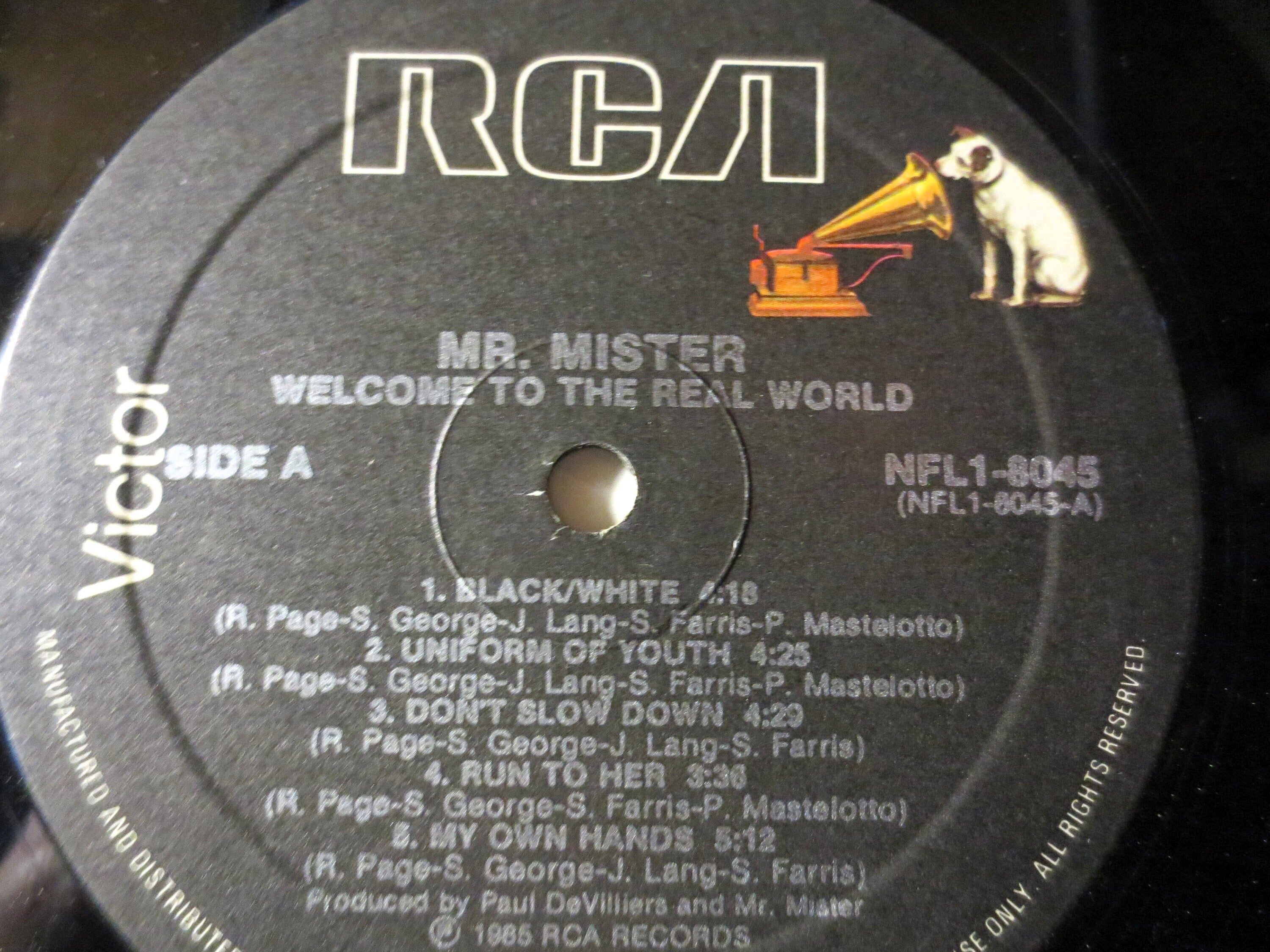 Mr. Mister – Welcome to the Real World (1985) Vinyl LP