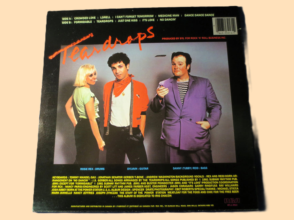 Syl Sylvain and the Teardrops – Syl Sylvain and the Teardrops (1981) Vinyl LP
