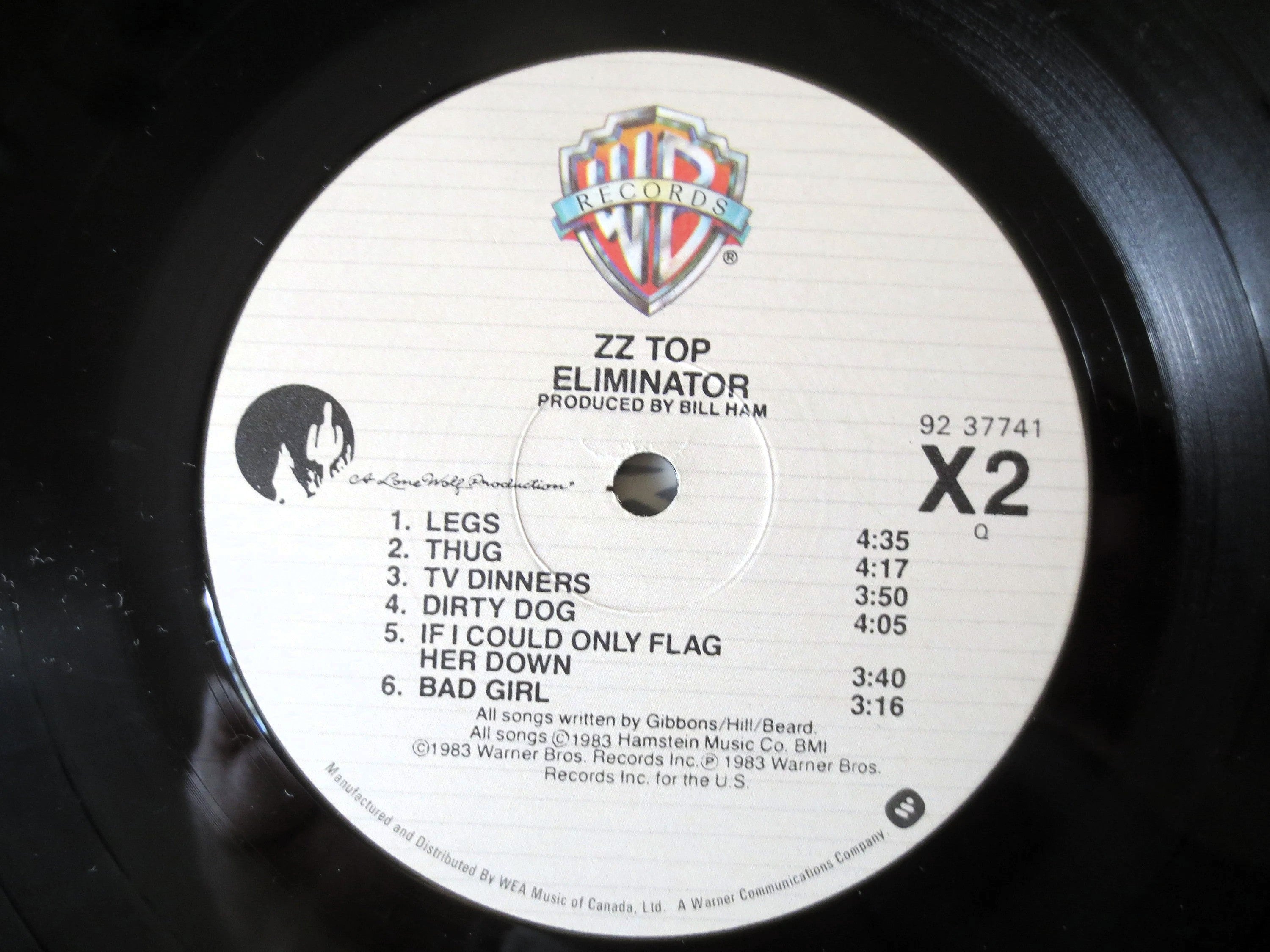 ZZ Top – Eliminator (1983) Vinyl LP