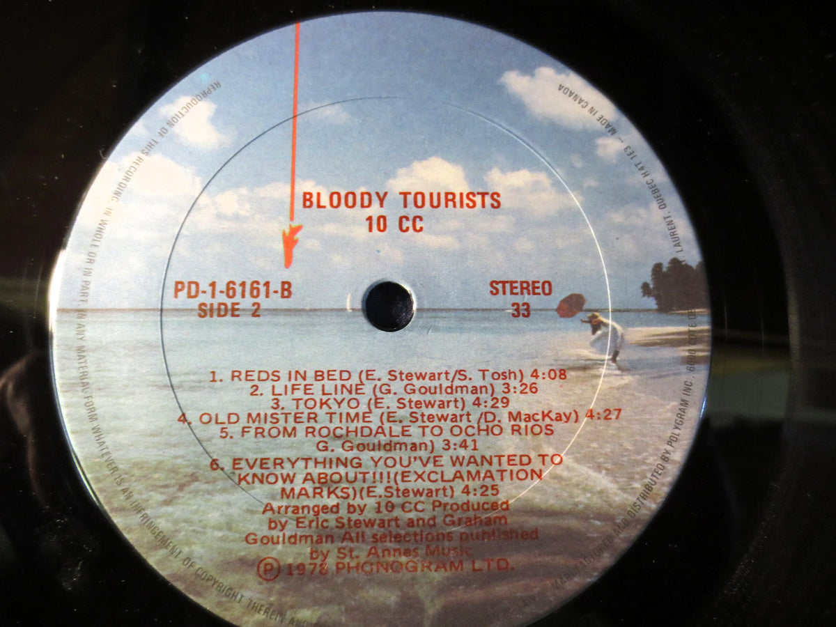 10cc – Bloody Tourists (1978) Vinyl LP