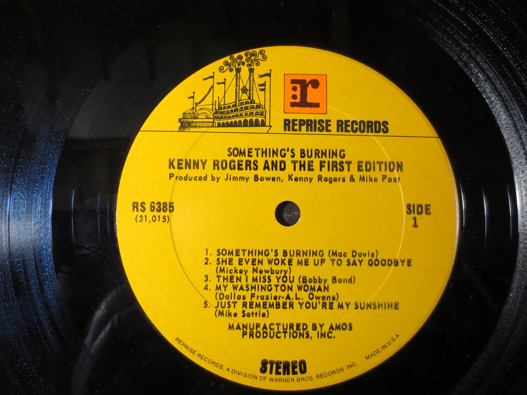 Kenny Rogers & The First Edition – Something's Burning (1970) Vinyl LP