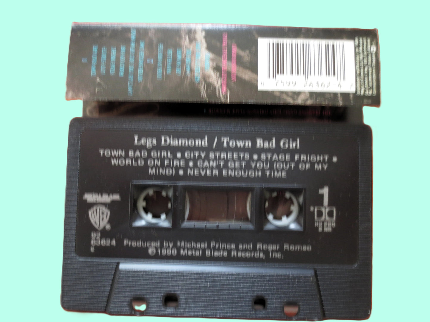LEGS DIAMOND, TOWN Bad Girl, 1990 Cassette Tape, Vintage Cassette