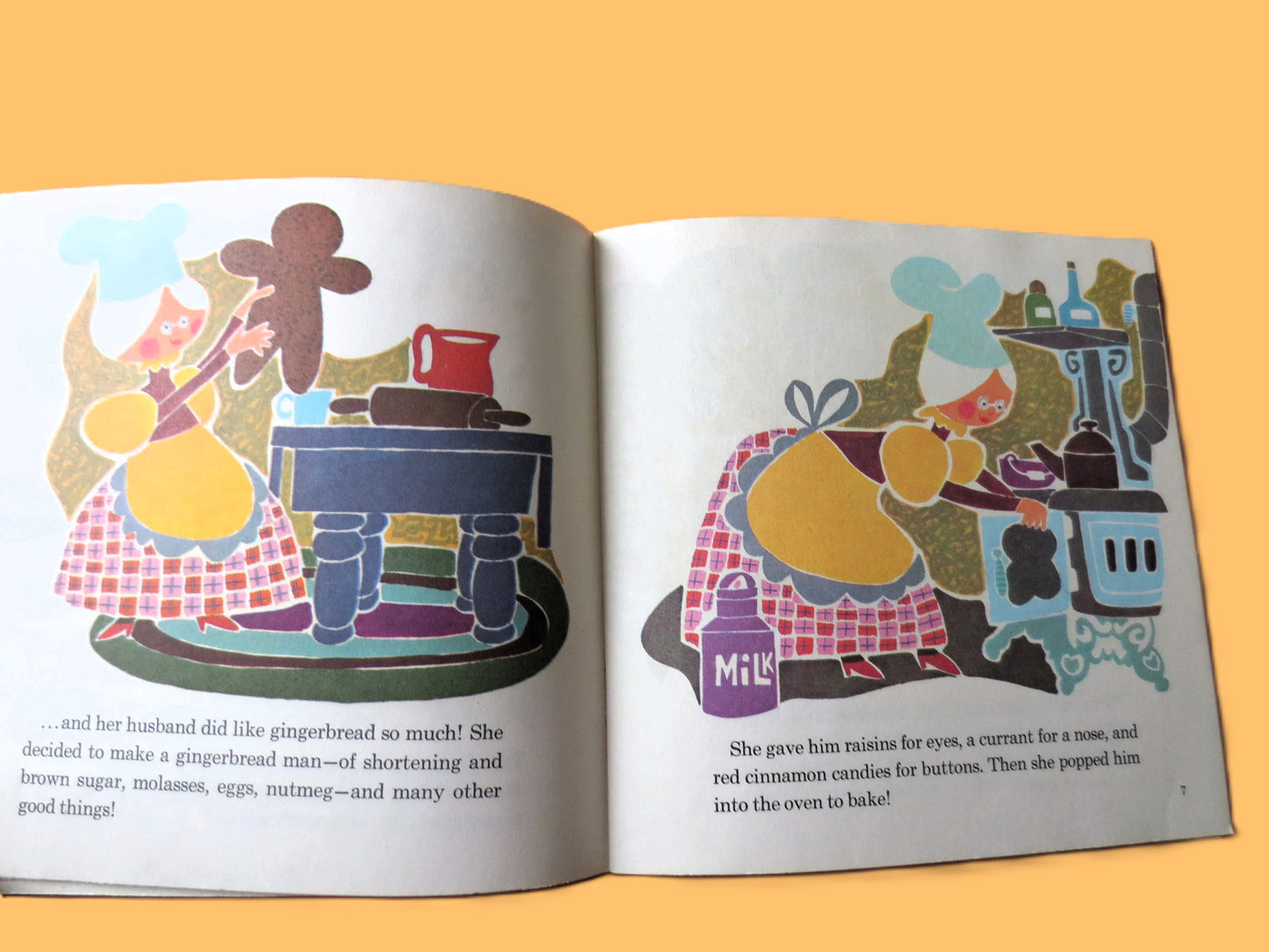 The GINGERBREAD MAN, 24-Page Book, 1969 Disneyland Record, Vinyl Lp