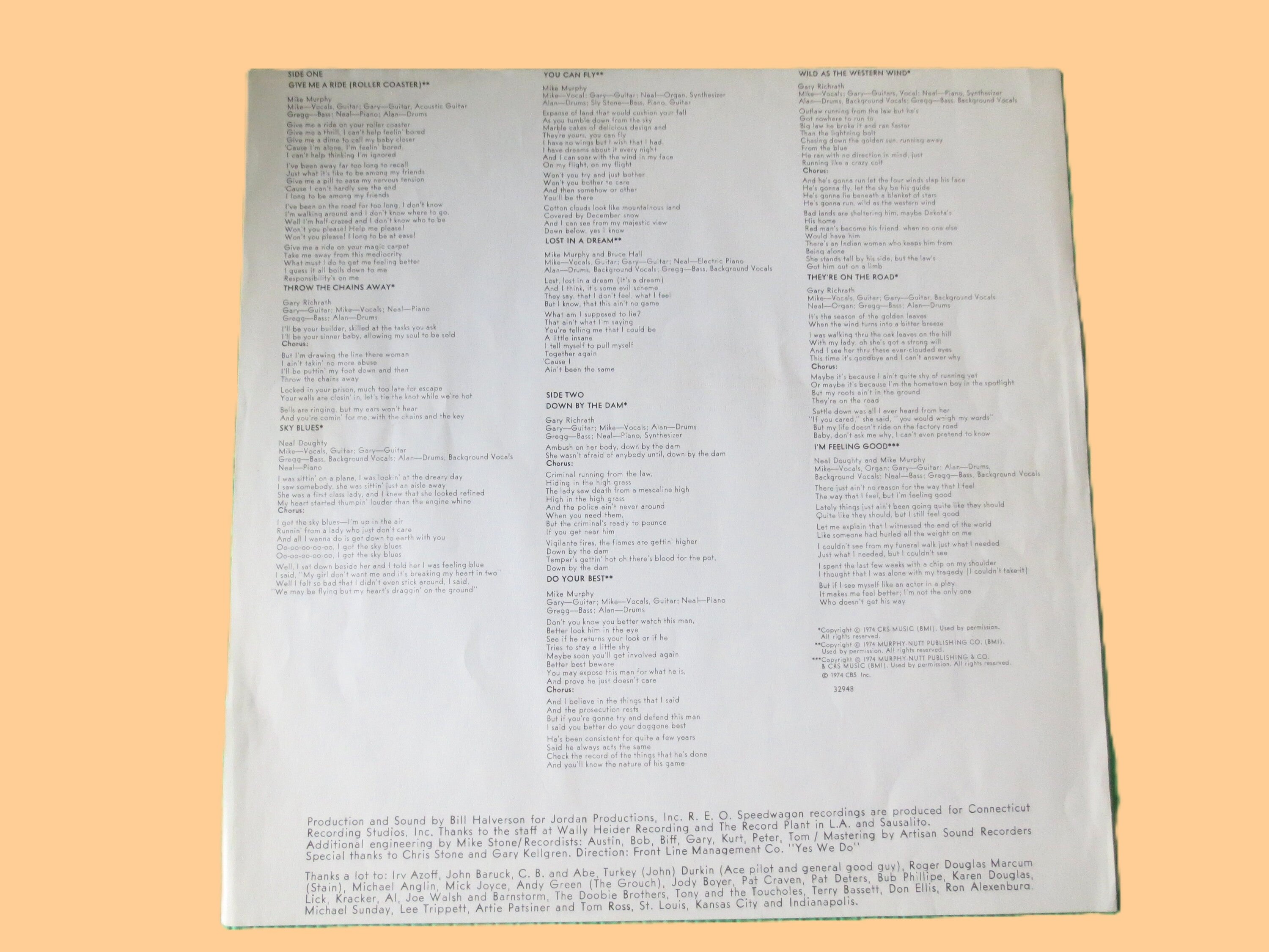 REO Speedwagon – Lost in a Dream (1974) Vinyl LP