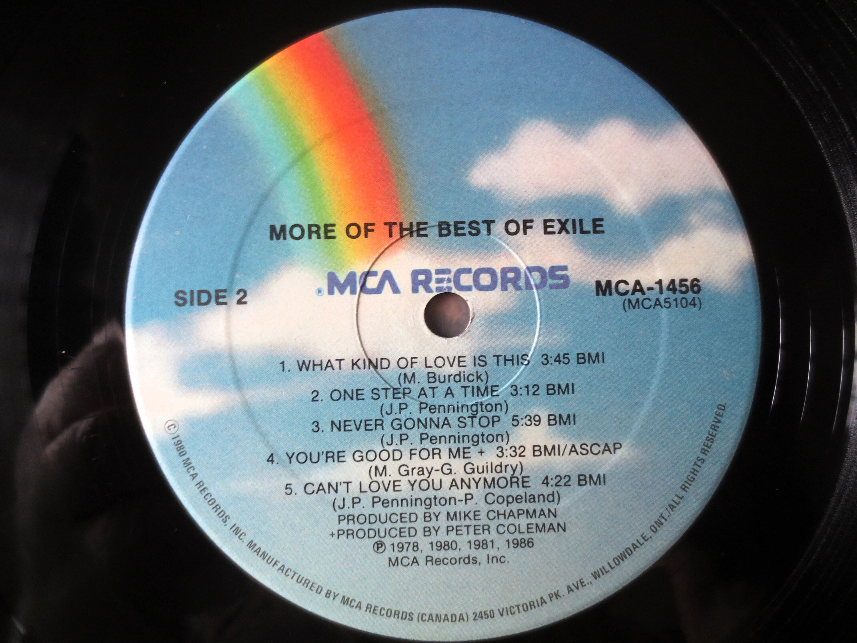 Exile – More Exile (1986) Vinyl LP