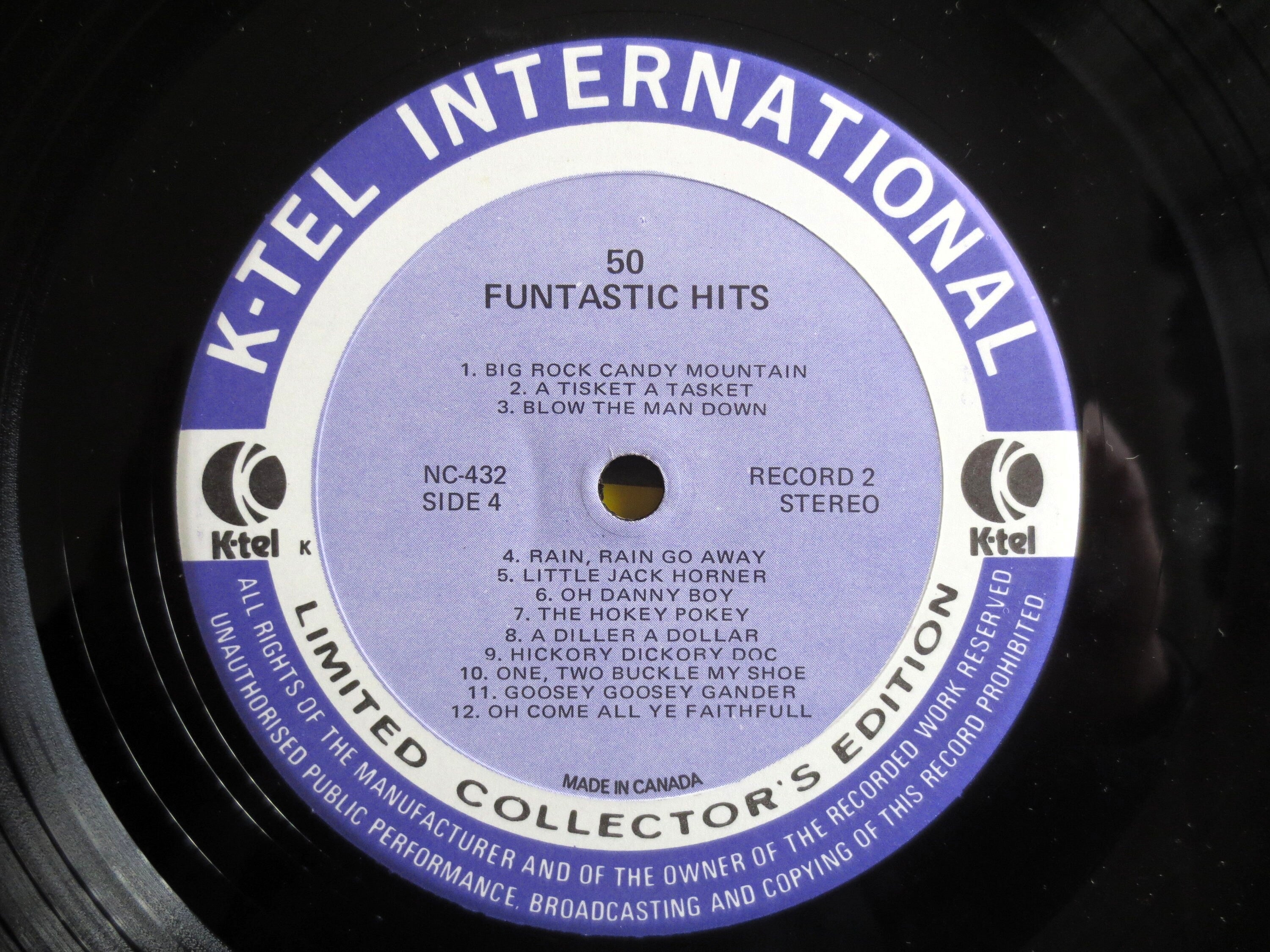 K-Tel – Funtastic 50 Children’s Songs (1975) Vinyl 2xLP
