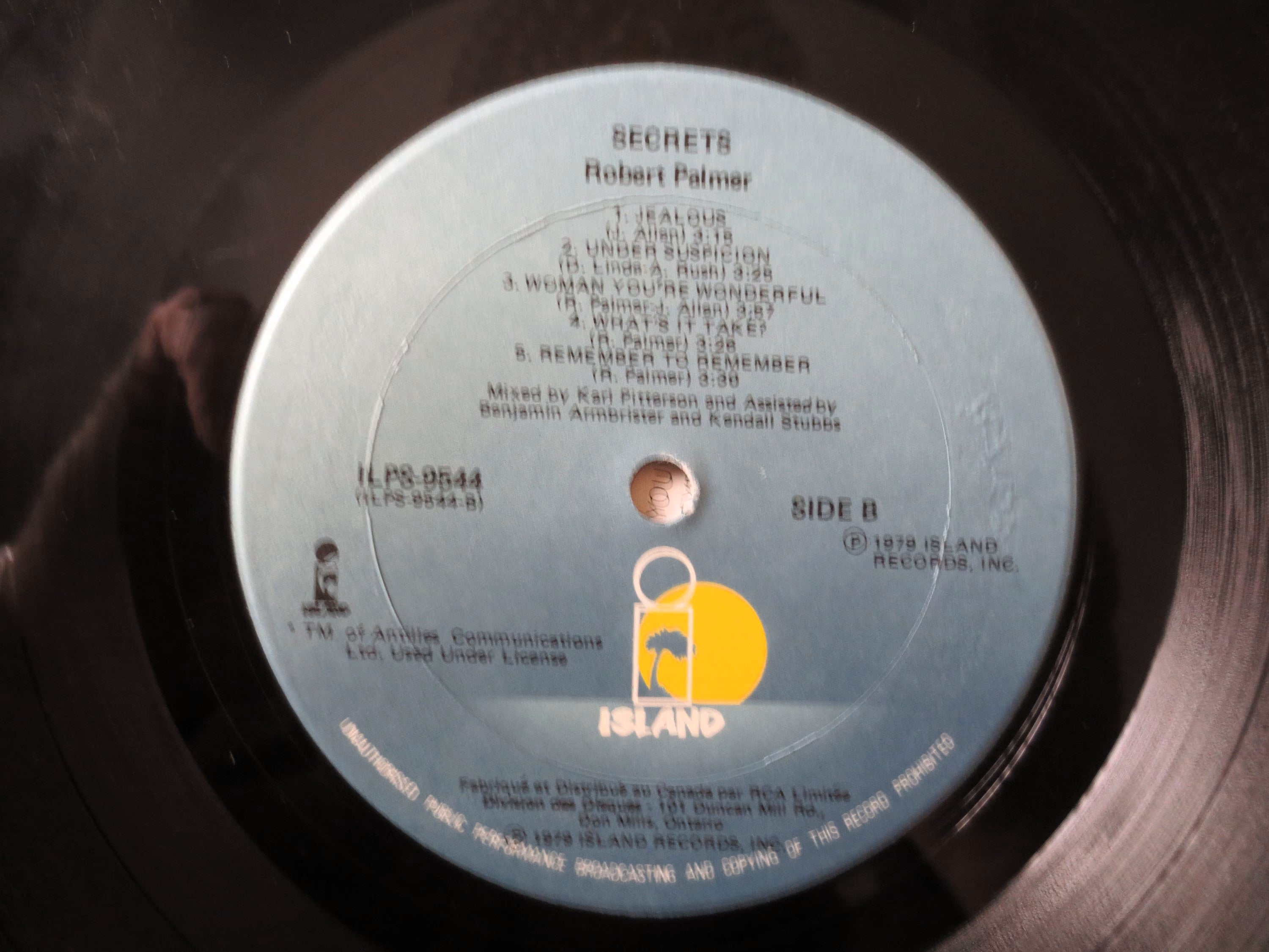 Robert Palmer – Secrets (1979) Vinyl LP