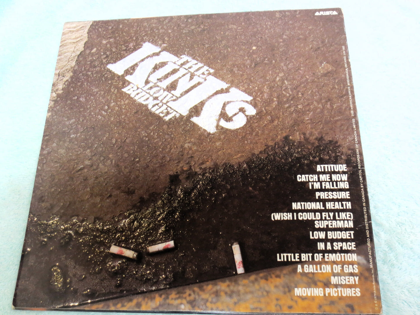 The KINKS, Low BUDGET, The KINKS Record, The Kinks Album, The Kinks Lp, Rock Records, Rock Vinyl, Vinyl Lp's, 1979 Records
