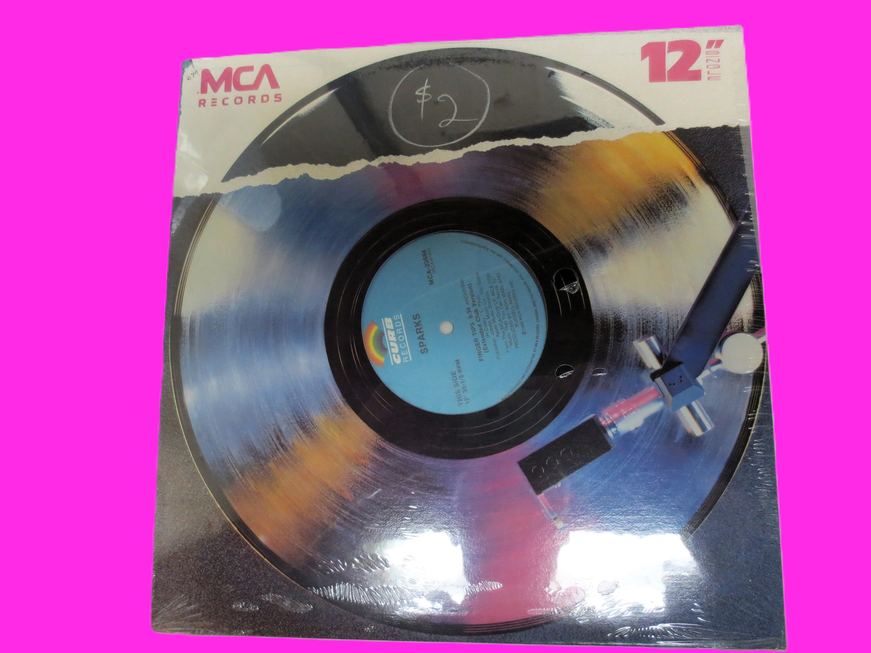 Sparks – Fingertips (1988) Vinyl 12" Single — Factory Sealed