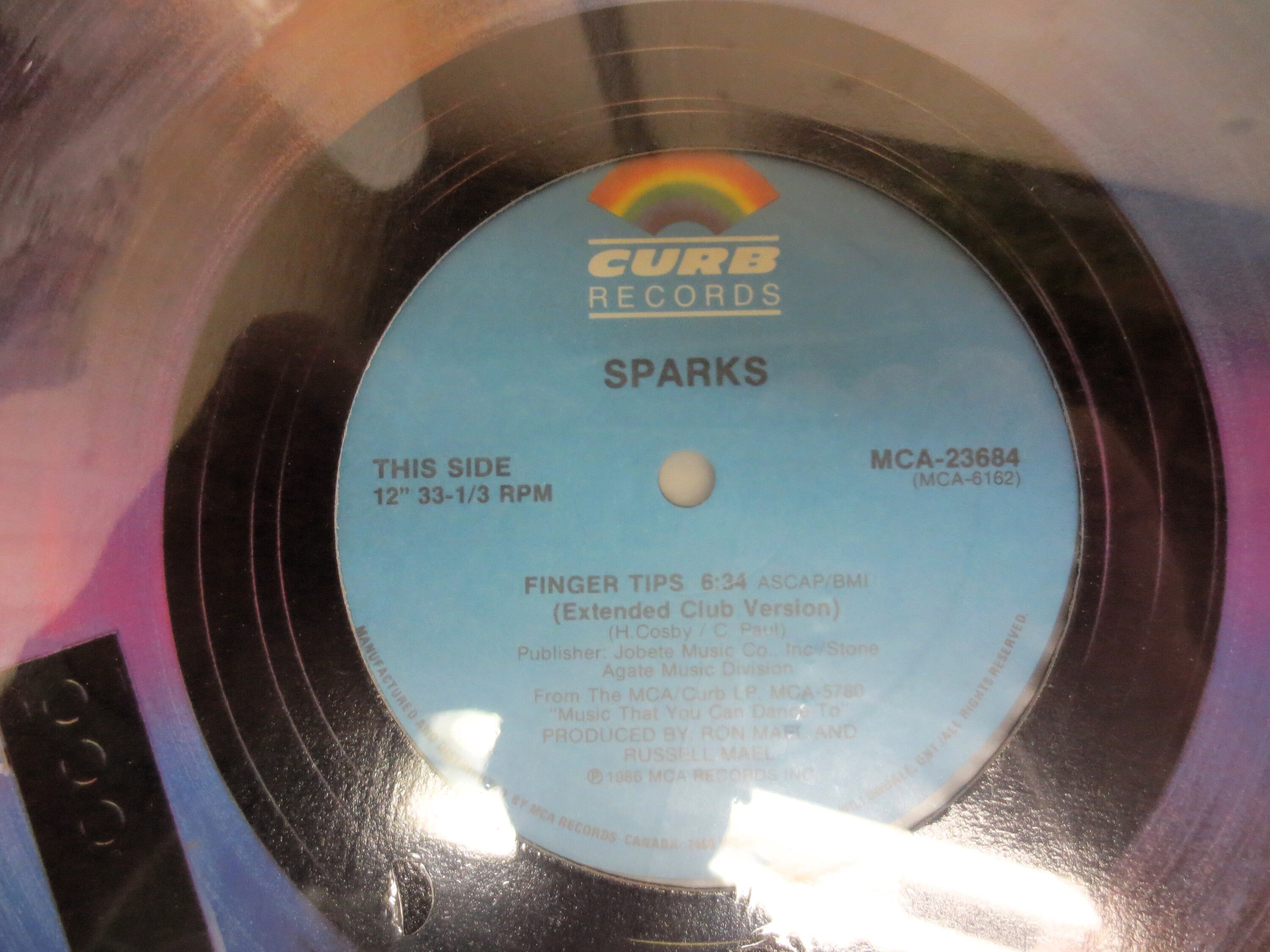 Sparks – Fingertips (1988) Vinyl 12" Single — Factory Sealed