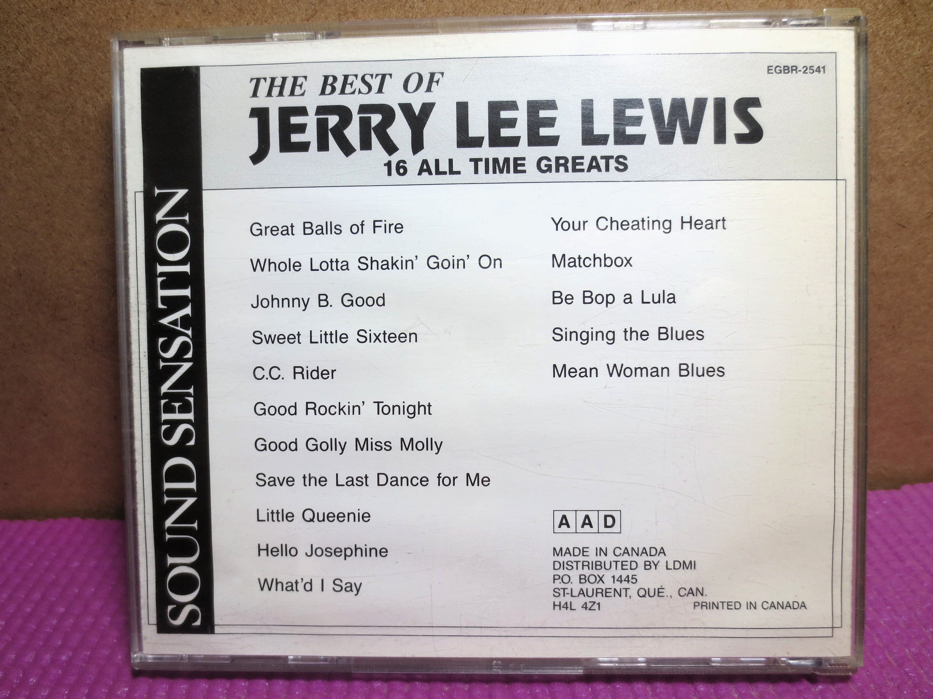 Jerry Lee Lewis – 16 All Time Greats (1985) CD