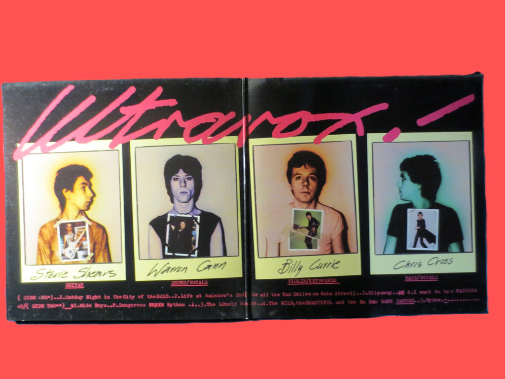 ULTRAVOX, Debut Album, 1977 Record, Vinyl Lp