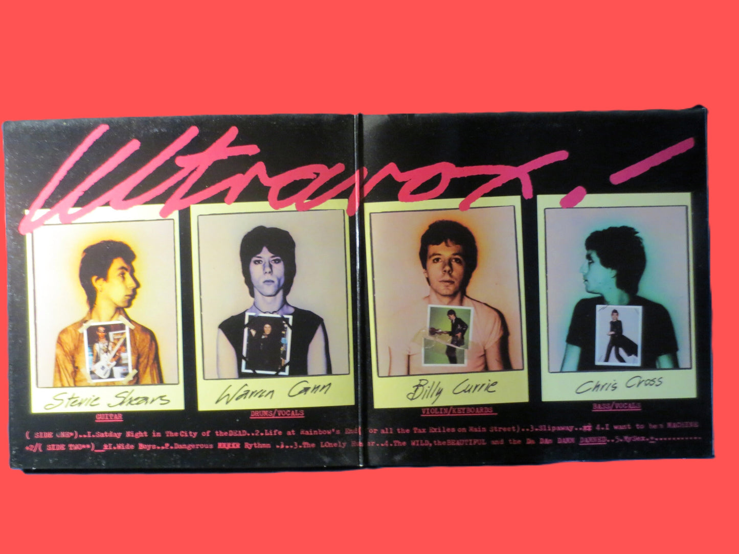 ULTRAVOX, Debut Album, 1977 Record, Vinyl Lp