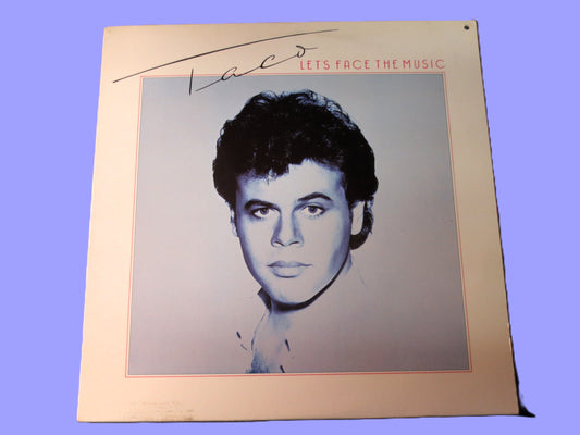 TACO, "Let's FACE the MUSIC", Vintage Album, 1982 Record, Vinyl Lp