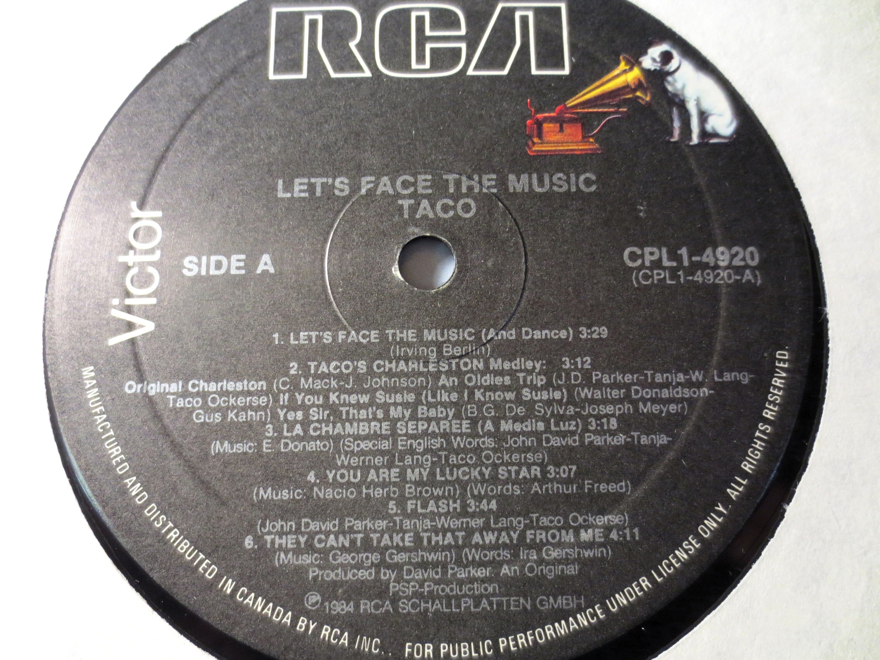 Taco – Let's Face the Music (1982) Vinyl LP