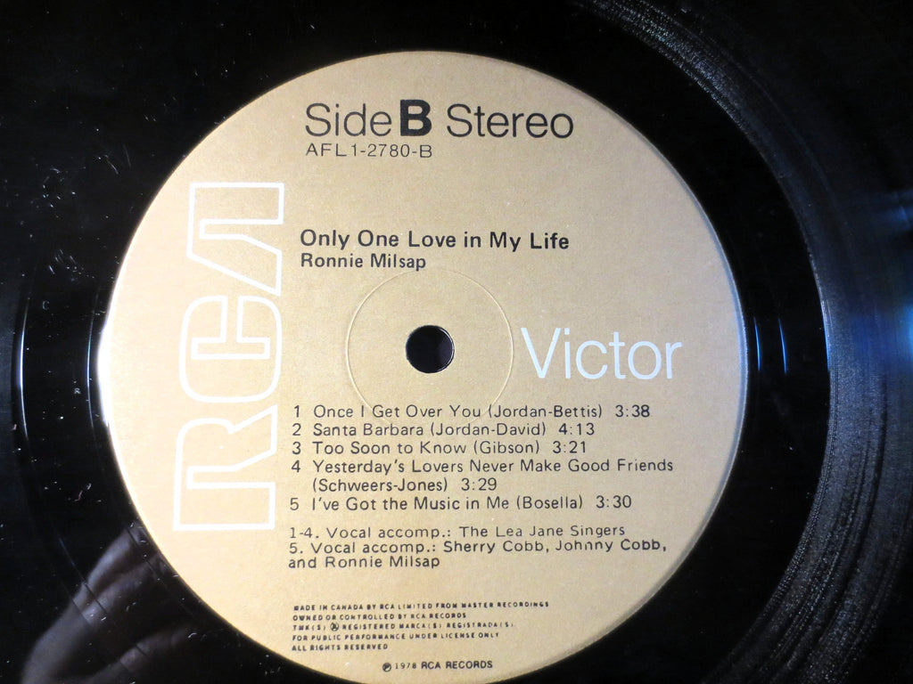 Ronnie Milsap – Only One Love in My Life (1978) Vinyl LP