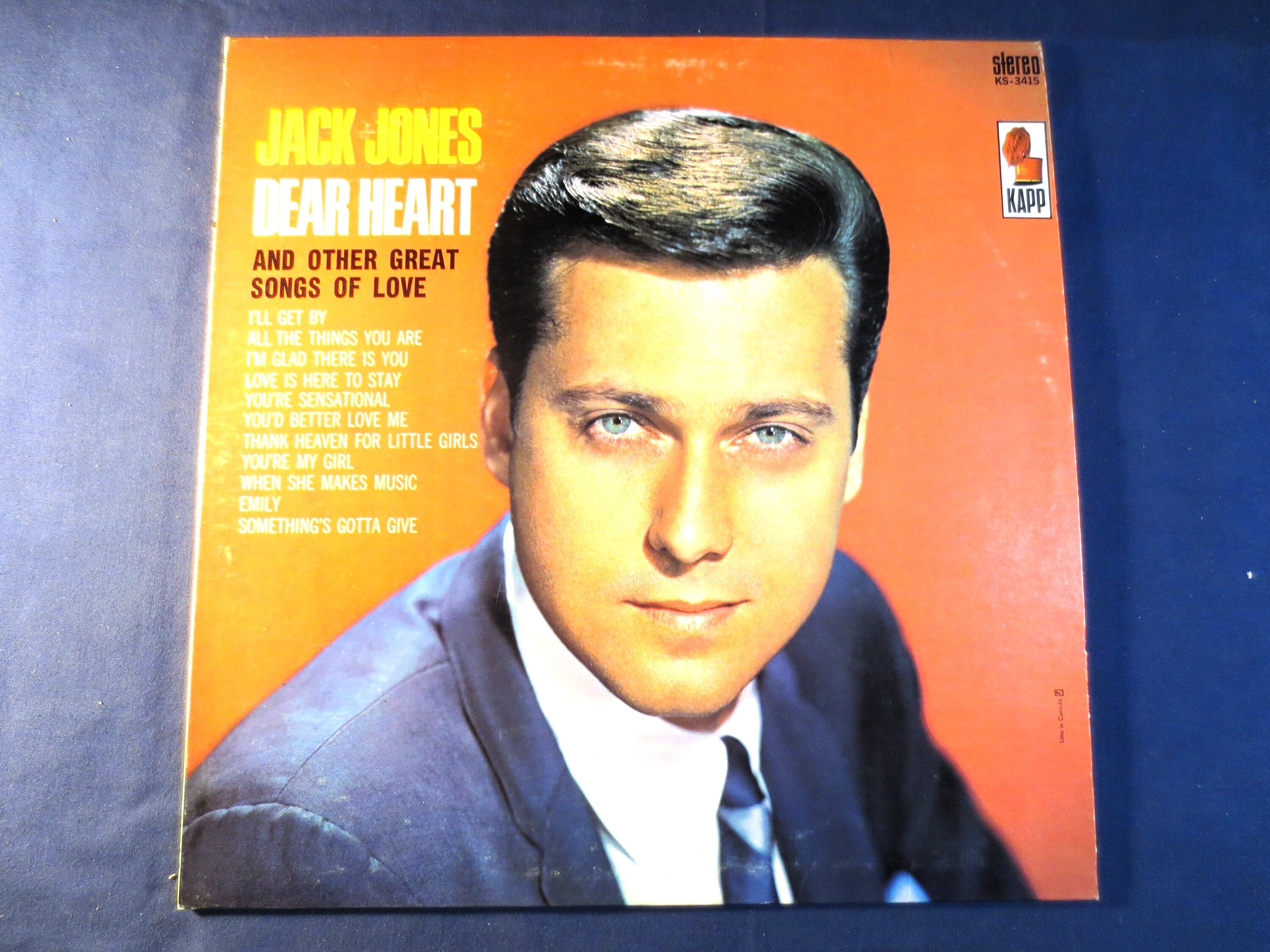 Jack Jones – Dear Heart (1965) Vinyl LP